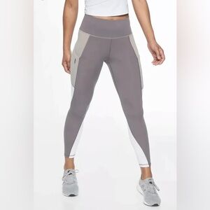 Athleta Colorblock Up for Anything 7/8 Leggings Size S